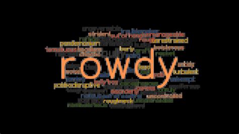 routy definition|synonym for rowdy.